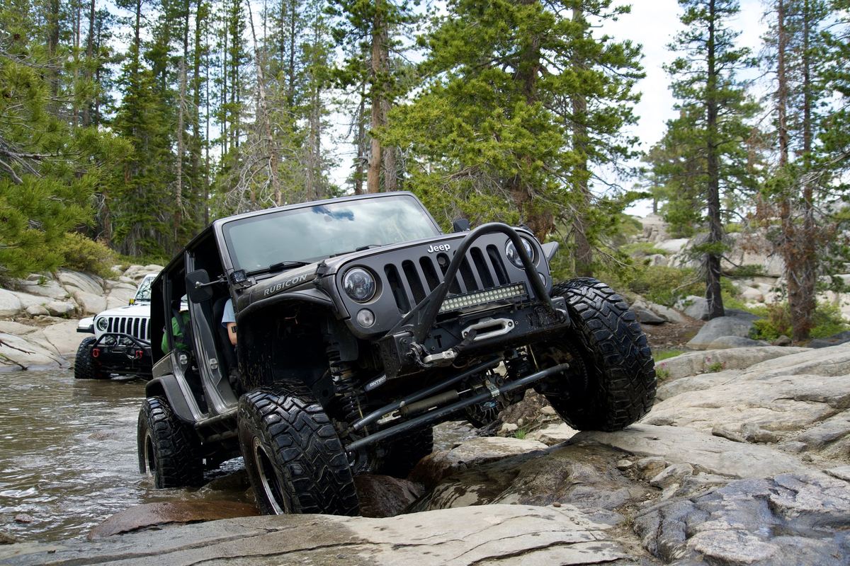 Jeep Rubicon off-roading